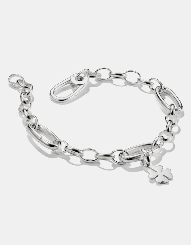 THOMAS SABO - Silver-Plated Charm Club Bracelet with 3 Connect Links