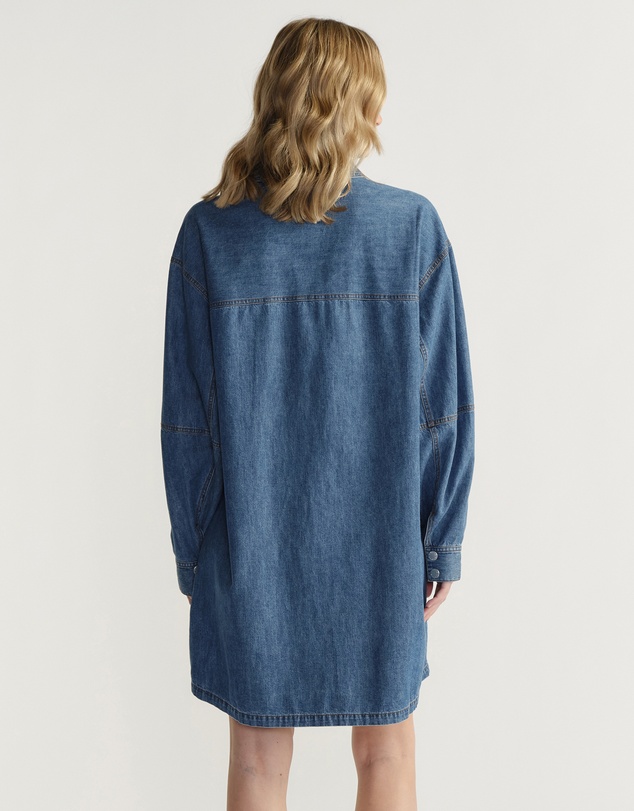 Decjuba - D-Luxe Chambray Stitch Dress