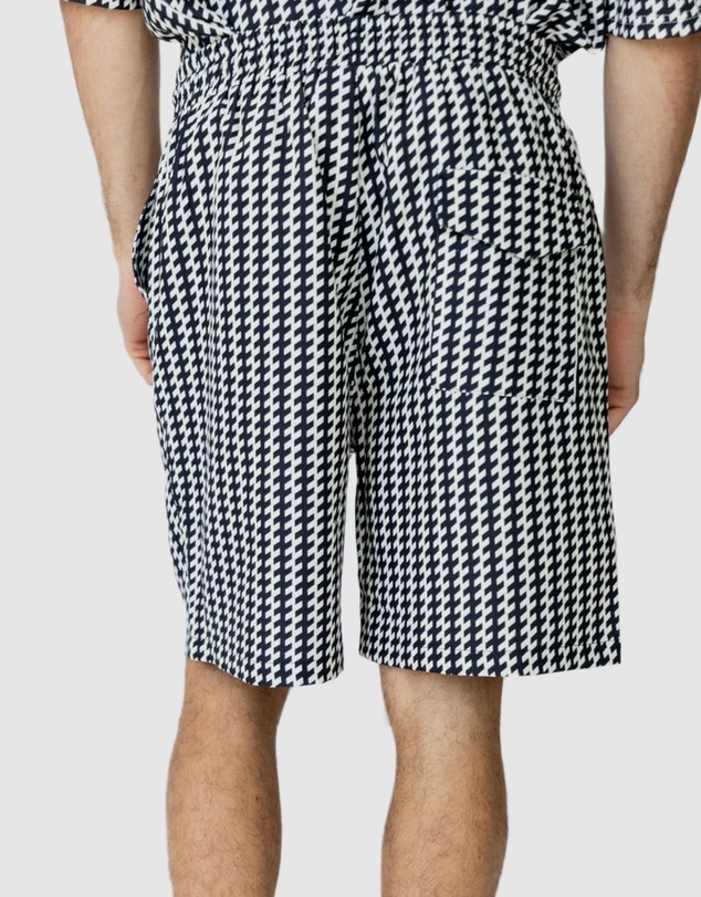 Justin Cassin - Mulholland Print Tie Shorts
