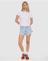 Thrills - Remi Rolled Low-Rise Baggy Shorts