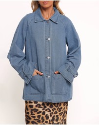 Petal & Pup - Novan Oversized Shacket - Denim