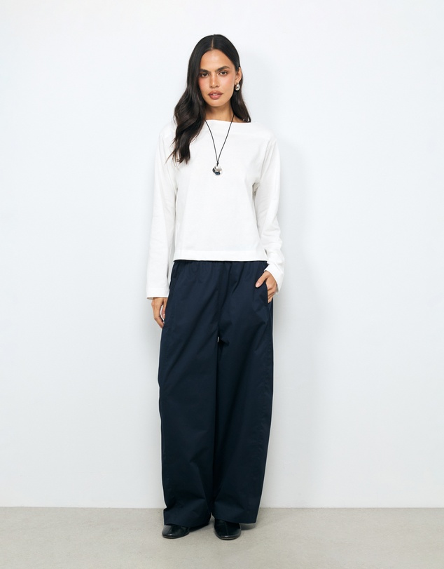 AERE - Boat Neck T-Shirt