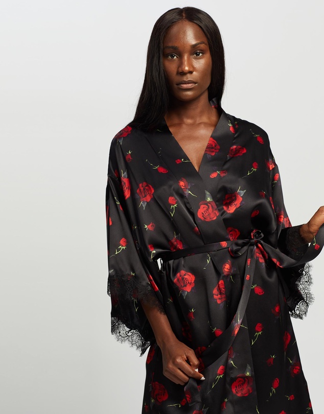 Sainted Sisters - Scarlett Silk Kimono