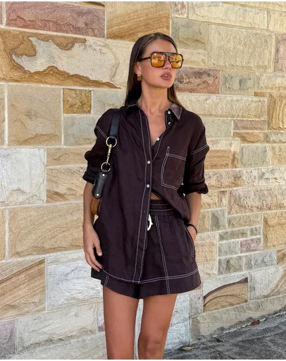 Jag - Gigi Linen Pull On Short