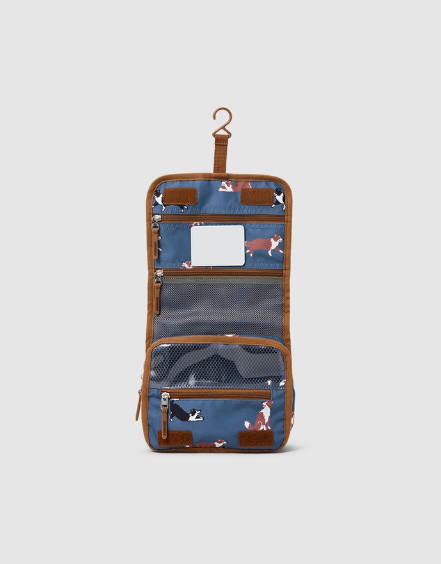 Crywolf - HANGING TOILETRY BAG Collies
