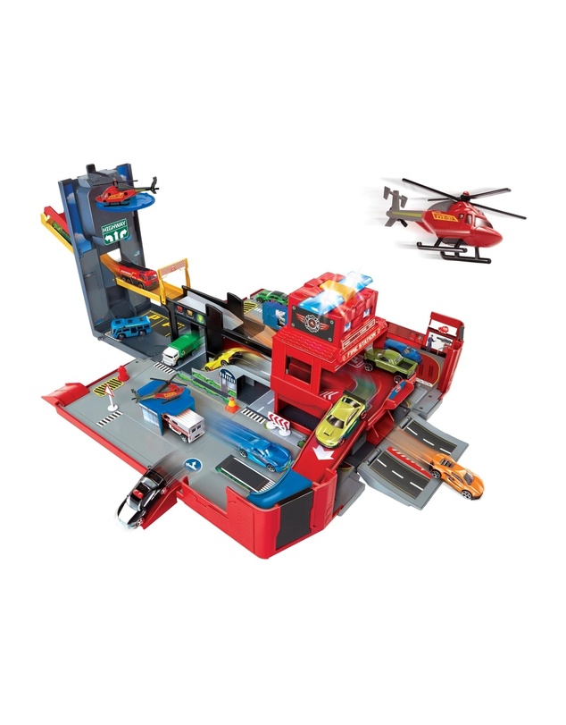 Rallye - Folding Fire Truck Playset