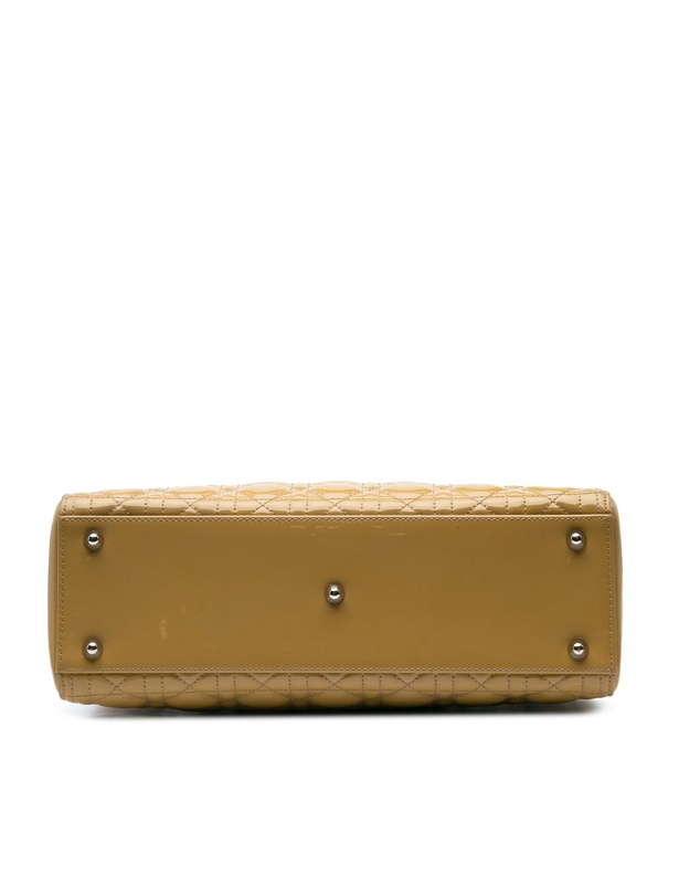 Dior - Pre-Loved Large Patent Cannage Lady Dior
