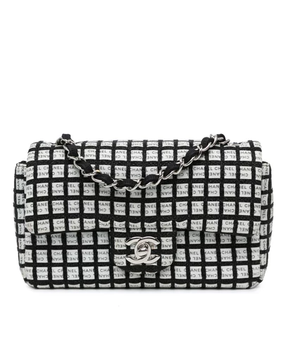 Pre-Loved by Azura Reborn - Pre-Loved chanel Classic Flap Bag Chanel Logo Jacquard