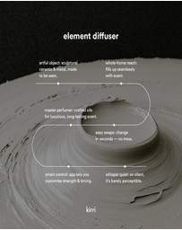 Kirri by Scent Australia Home - Element Diffuser (Smart) + FREE 15ml Rose Gold(Formerly Baccarat) Oil