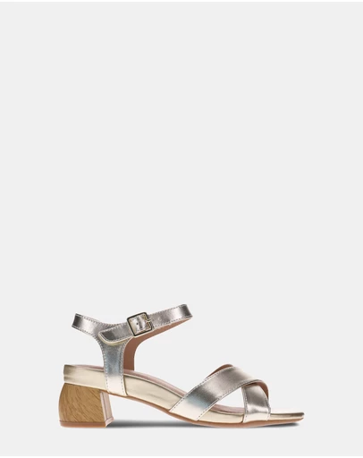 Mia Vita - Yara Heeled Sandal - Soft Gold