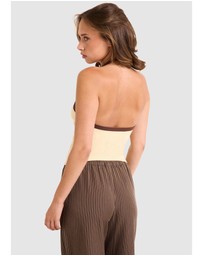 Subtitled - June Bind Halter Tank Top