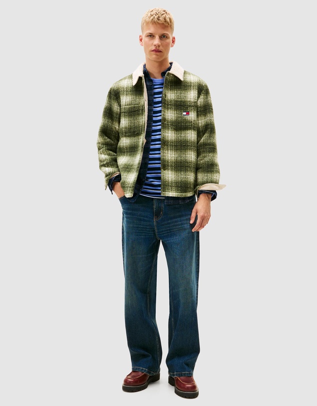 Tommy Jeans - Check Teddy Overshirt