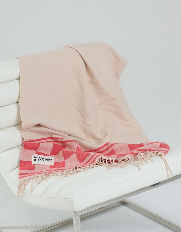Morgan & Taylor - Peiskos Throw Blanket in Beige