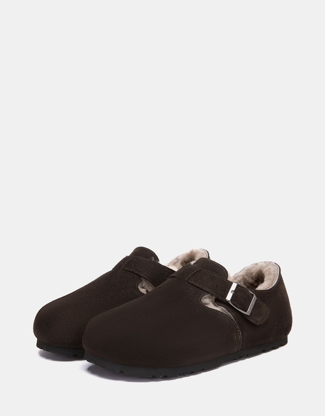 EVERAU - EverAU Ugg Hazora Cow Suede Upper Loafer Oxfords Flats