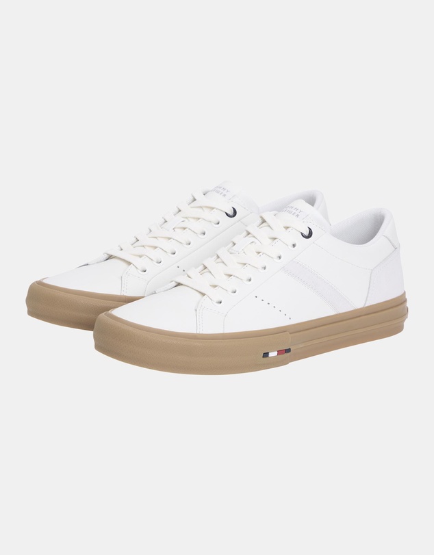 Tommy Hilfiger - Harlem Leather Low-Top Sneakers - Men's