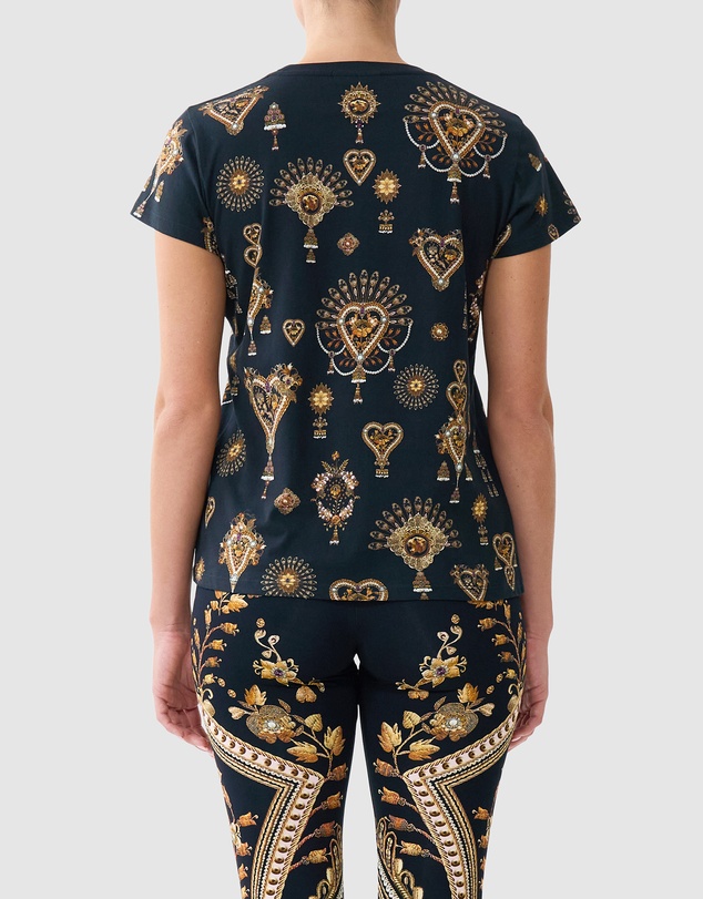 Camilla - Slim Fit Round Neck T-Shirt