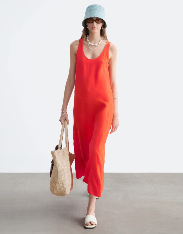 & Other Stories - Scoop-Neck Midi Dress