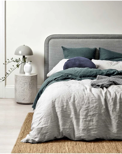 Aura Home - Emile Linen Quilt Cover