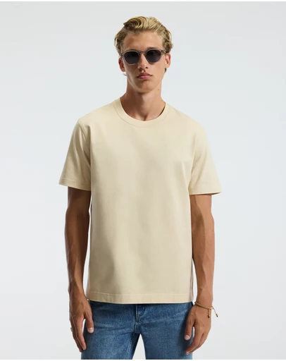 Calibre - Relaxed Crew T-shirt Biscuit