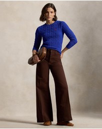 Polo Ralph Lauren - Cable-Knit Cotton Crewneck Sweater - ICONIC EXCLUSIVE