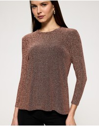 Lindsay Nicholas New York - Disco Glitter Top