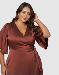 Pink Dusk by Curve Project - Glitz and Glam Maxi Dress