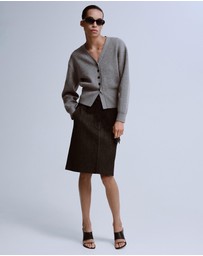 M.N.G - V-Neck Knitted Cardigan