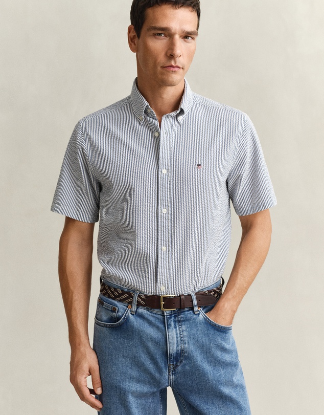 Gant - Seersucker Stripe Short Sleeve Shirt