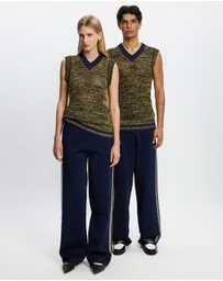 Wales Bonner - Mouline Yarn Shade Knit Vest