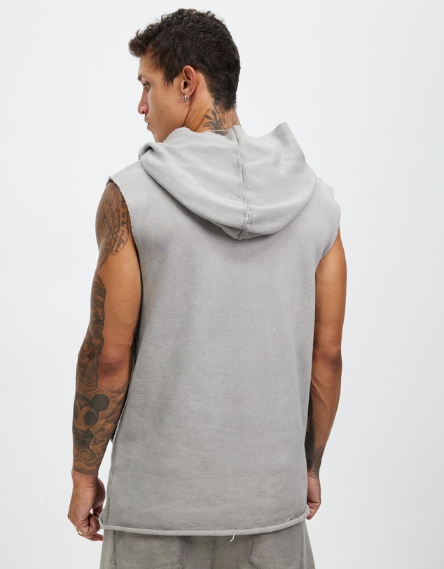 Surrounded By Ghosts - The Anandite French Terry Sleeveless Hoodie