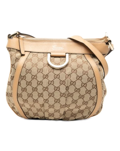 Pre-Loved by Azura Reborn - Pre-Loved GG Canvas Abbey D Ring Crossbody