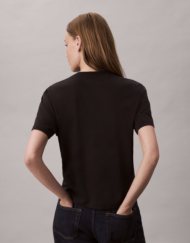 Calvin Klein - Supima Cotton Emblem Logo Graphic Classic T-Shirt