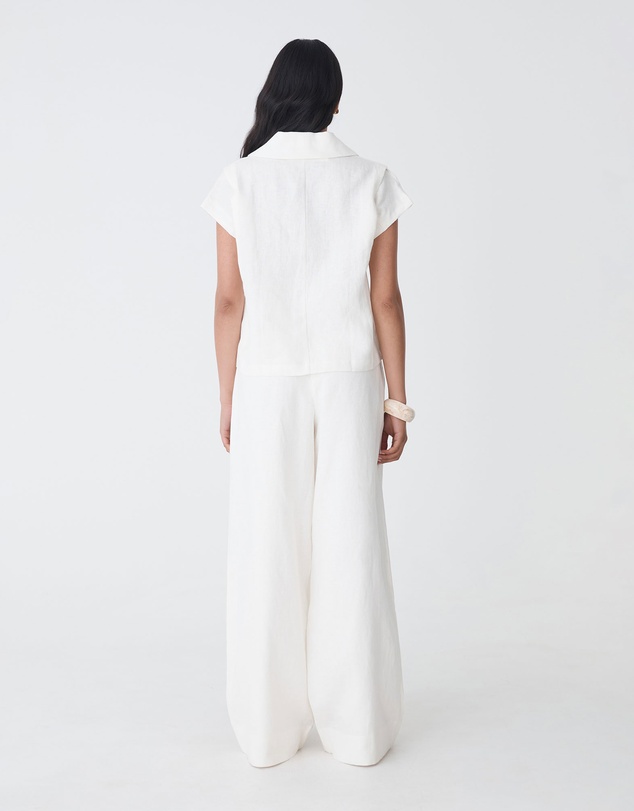 Forcast - Ami Linen Collar Shirt