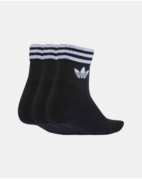 adidas Originals - 3 Stripes Ankle Socks 3 Pairs