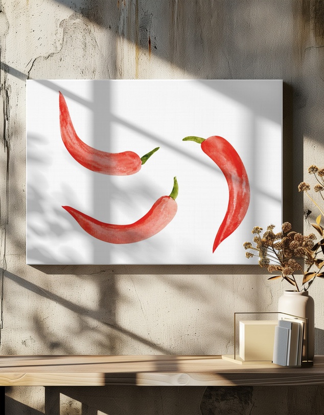 Olive et Oriel - Chili by Kathrinmay Art Print