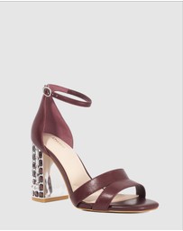 Dune London - Majestical - Burgundy