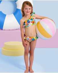 Seafolly - Shoulder Frill Bikini Set - Kids