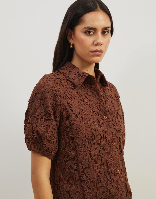 Atmos&Here - Rio Broderie Shirt Dress