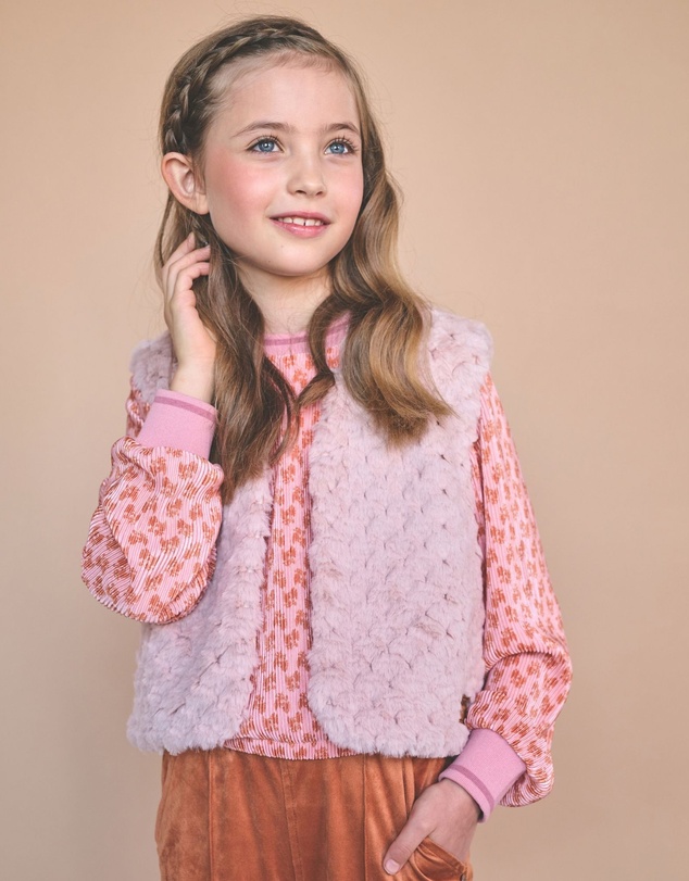 NONO - Temmy Long Sleeve Pleated Blouse - Kids-Teens