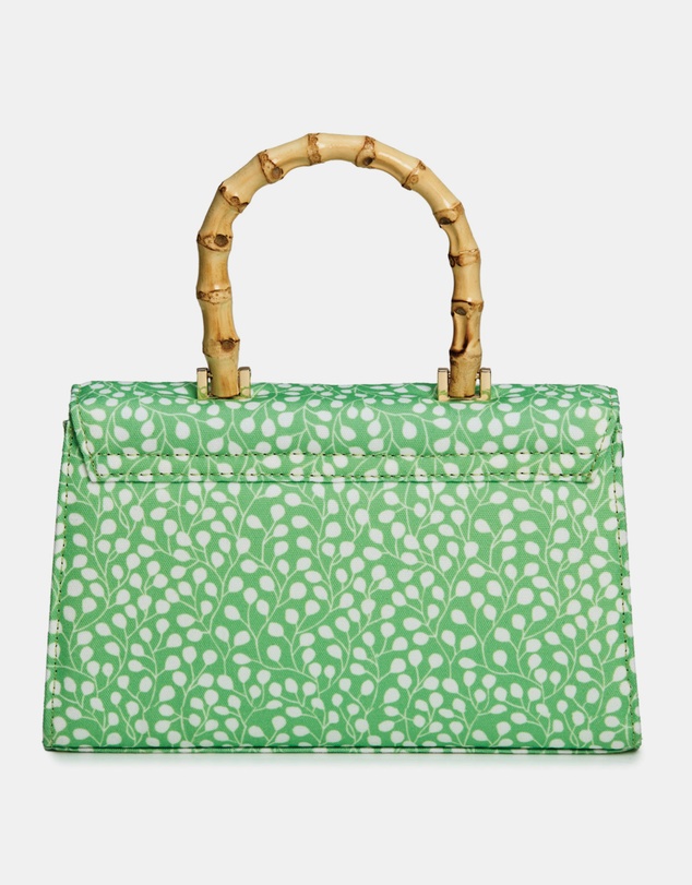 Wolf - Wolf Evie Collection Large Bag with Green Leaves Print