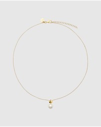 Najo - Mirage Yellow Gold Pearl Necklace