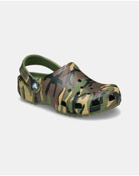 Crocs - Classic Camouflage Clogs - Kids-Teens