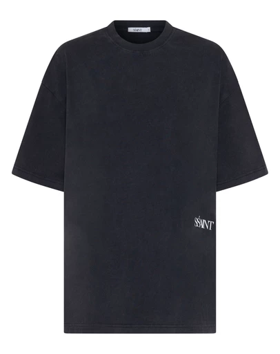 SSAINT - The Legacy Tee - Washed Black/White Logo