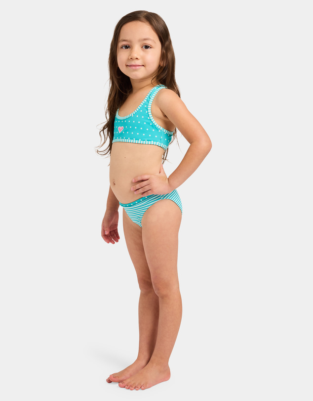 Roxy - Girls 2 to 7 Coastal Clash Two Piece