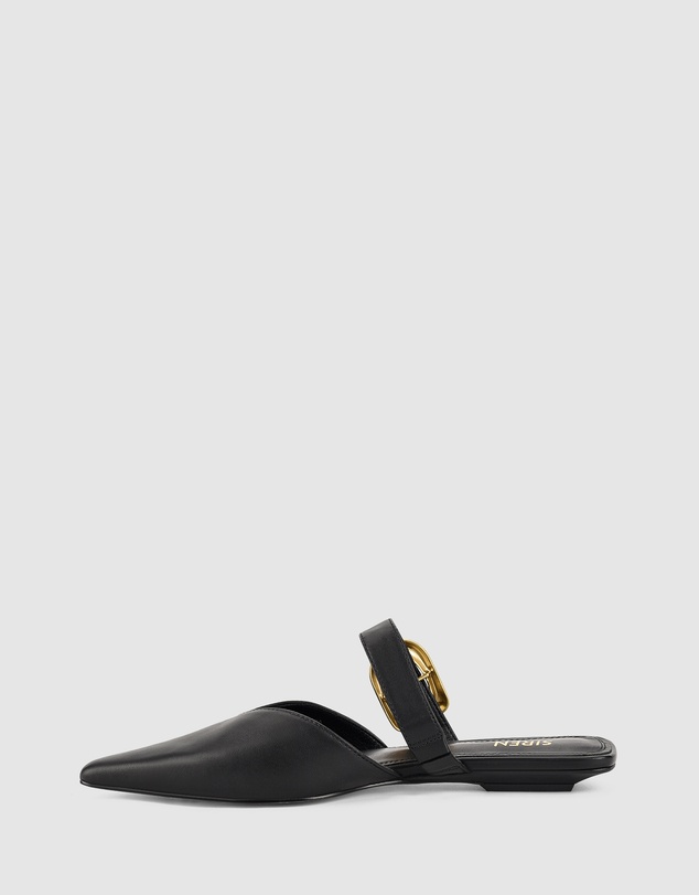 Siren - Allegra Close Toe Buckle Slide