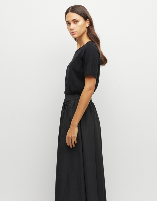 JH Lounge - JHL Crew T (Fine Cotton Cashmere) Black