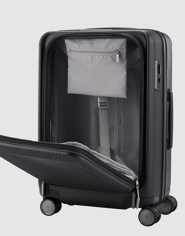 Samsonite - Zipprix Carry-On Small 55cm Suitcase Expandable With 14'' Laptop Front Pocket and Waypoint™ Smart Tag