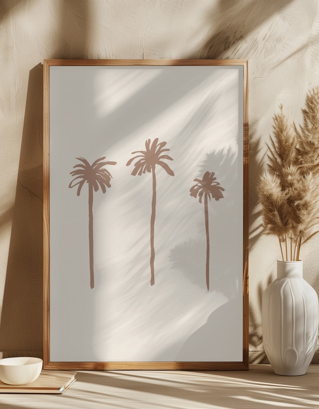 Olive et Oriel - Palms by Studio III Art Print