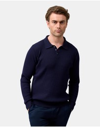 Brooksfield - Polo Pulllover