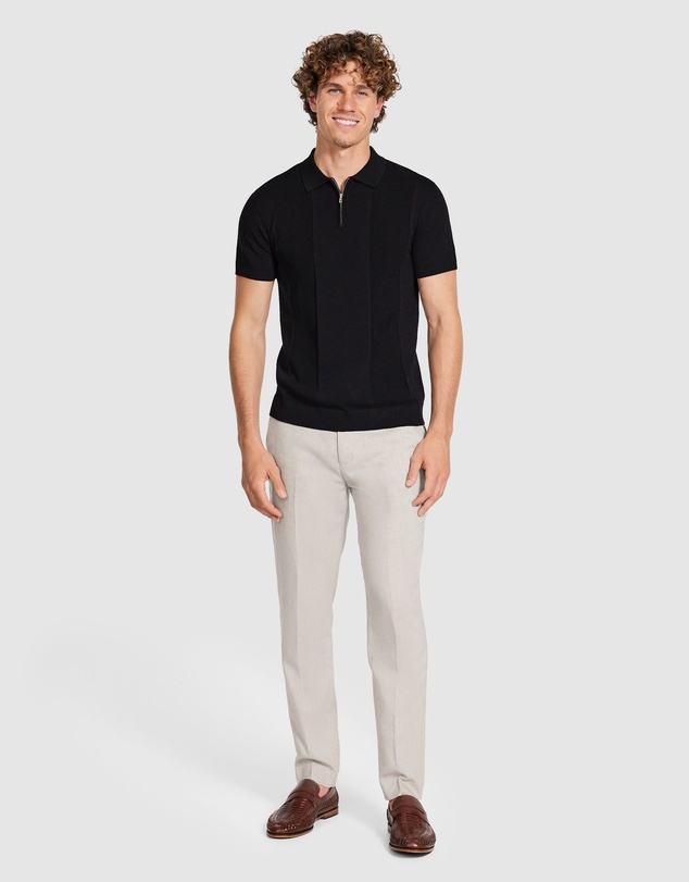 Tarocash - Stilone Zip Knit Polo